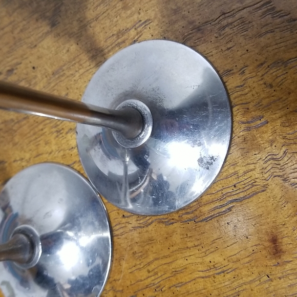 Vintage Silver Plated Champagne Flutes - Picture 3 of 8